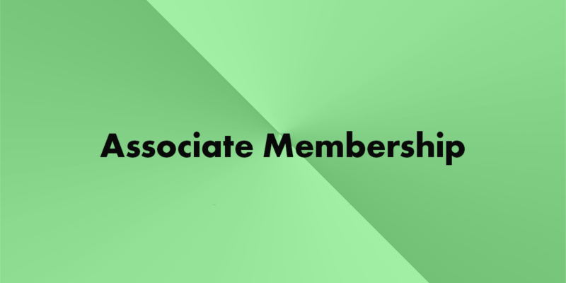 Associate Membership applications now open