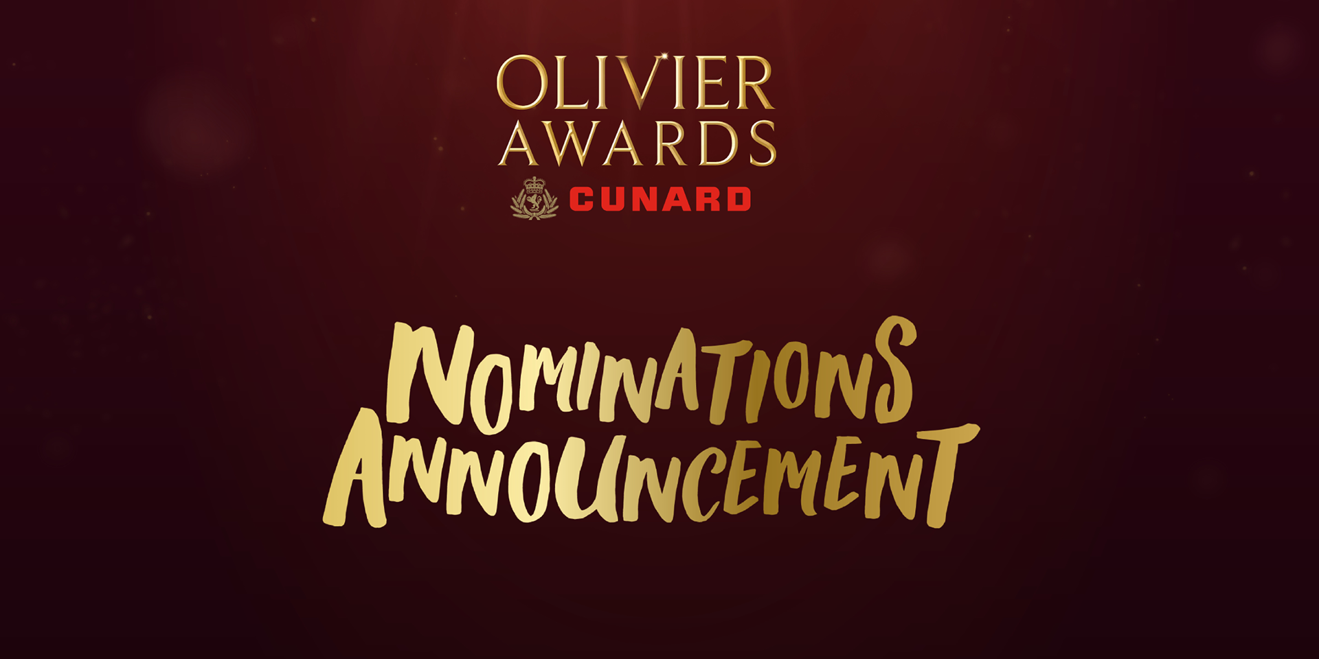 Nominations announced for Olivier Awards 2026 with Cunard 